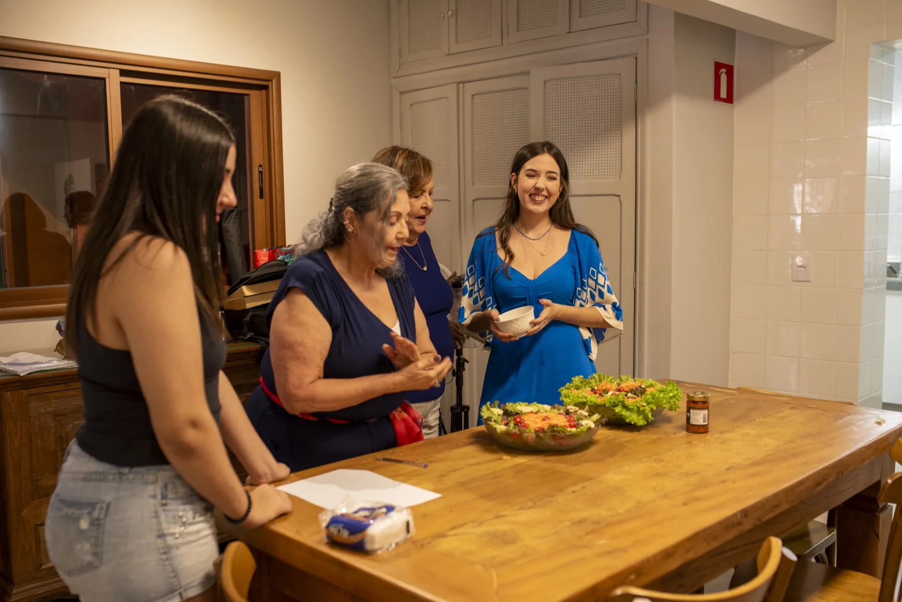 Oficina culinária com pacientes